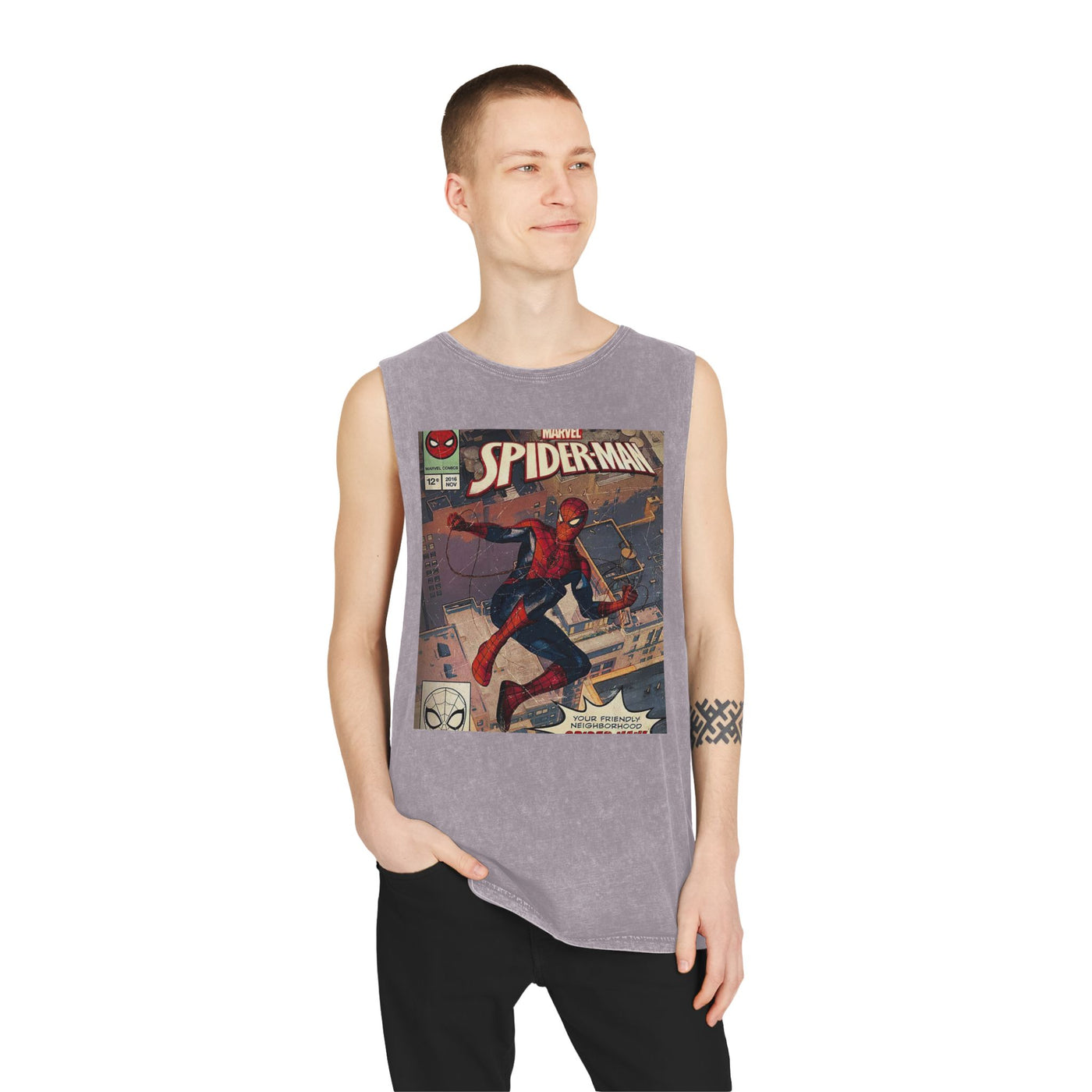 Unisex Stonewash Tank Top