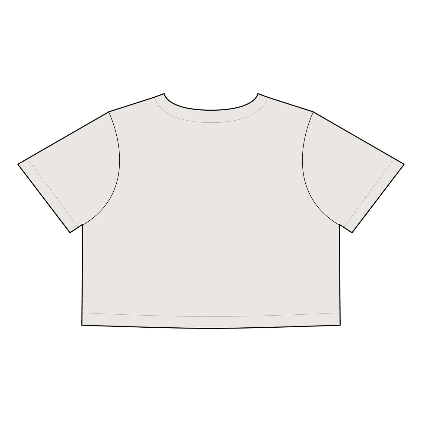 Women's Heavy Faded Crop Tee