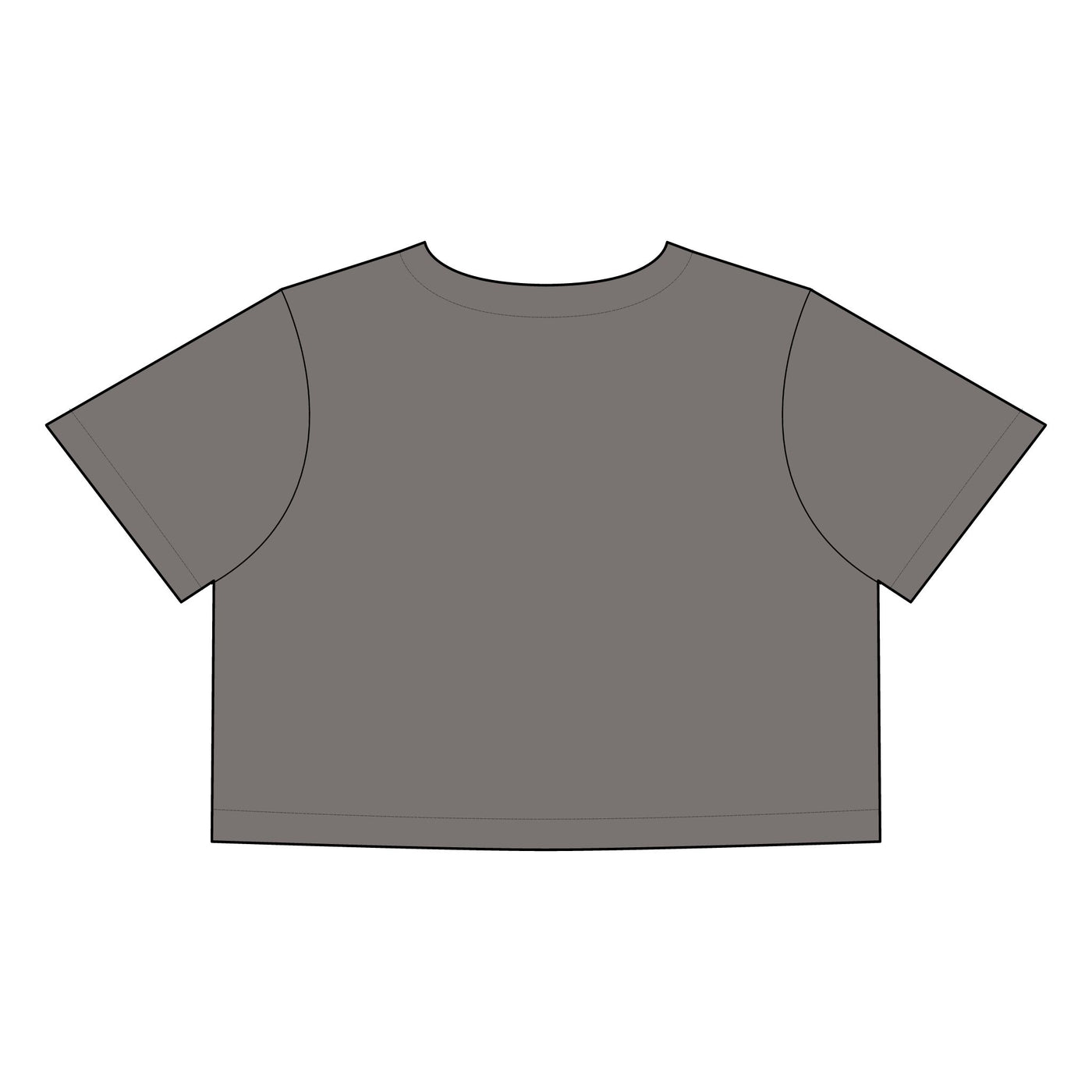 Women's Heavy Faded Crop Tee