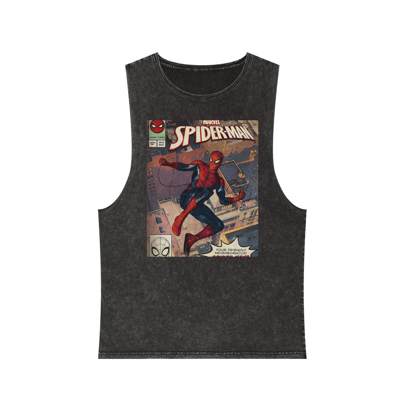 Unisex Stonewash Tank Top