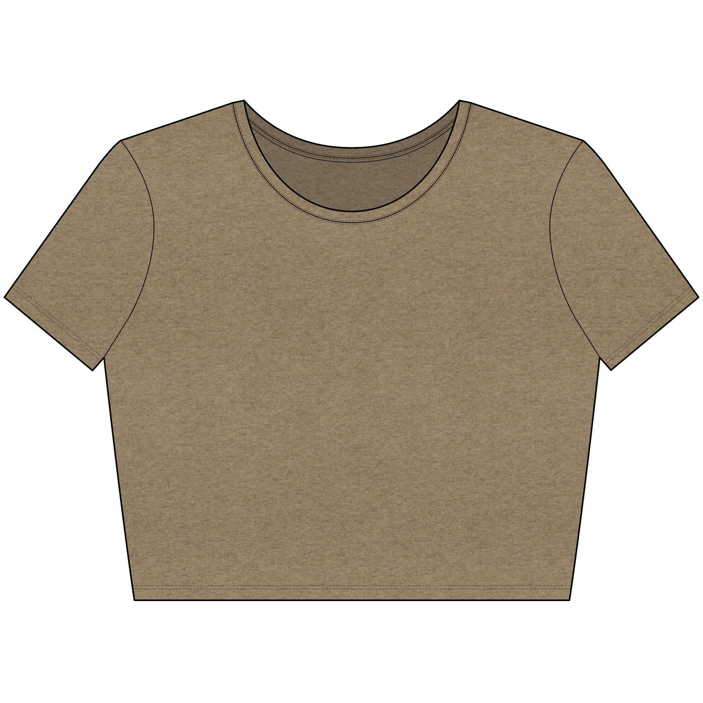 Women’s Poly-Cotton Crop Tee