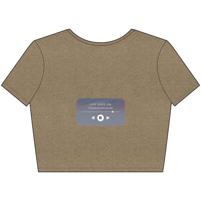 Women’s Poly-Cotton Crop Tee