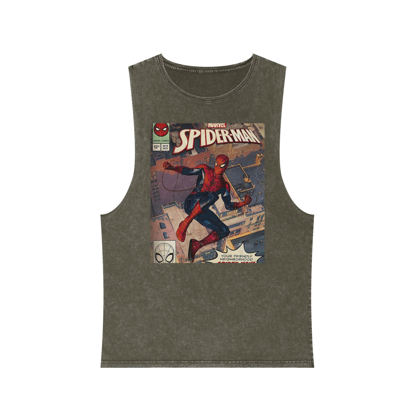 Unisex Stonewash Tank Top