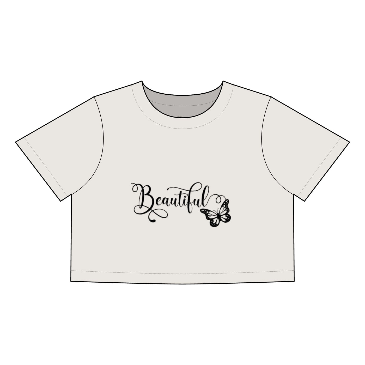 Women's Heavy Faded Crop Tee
