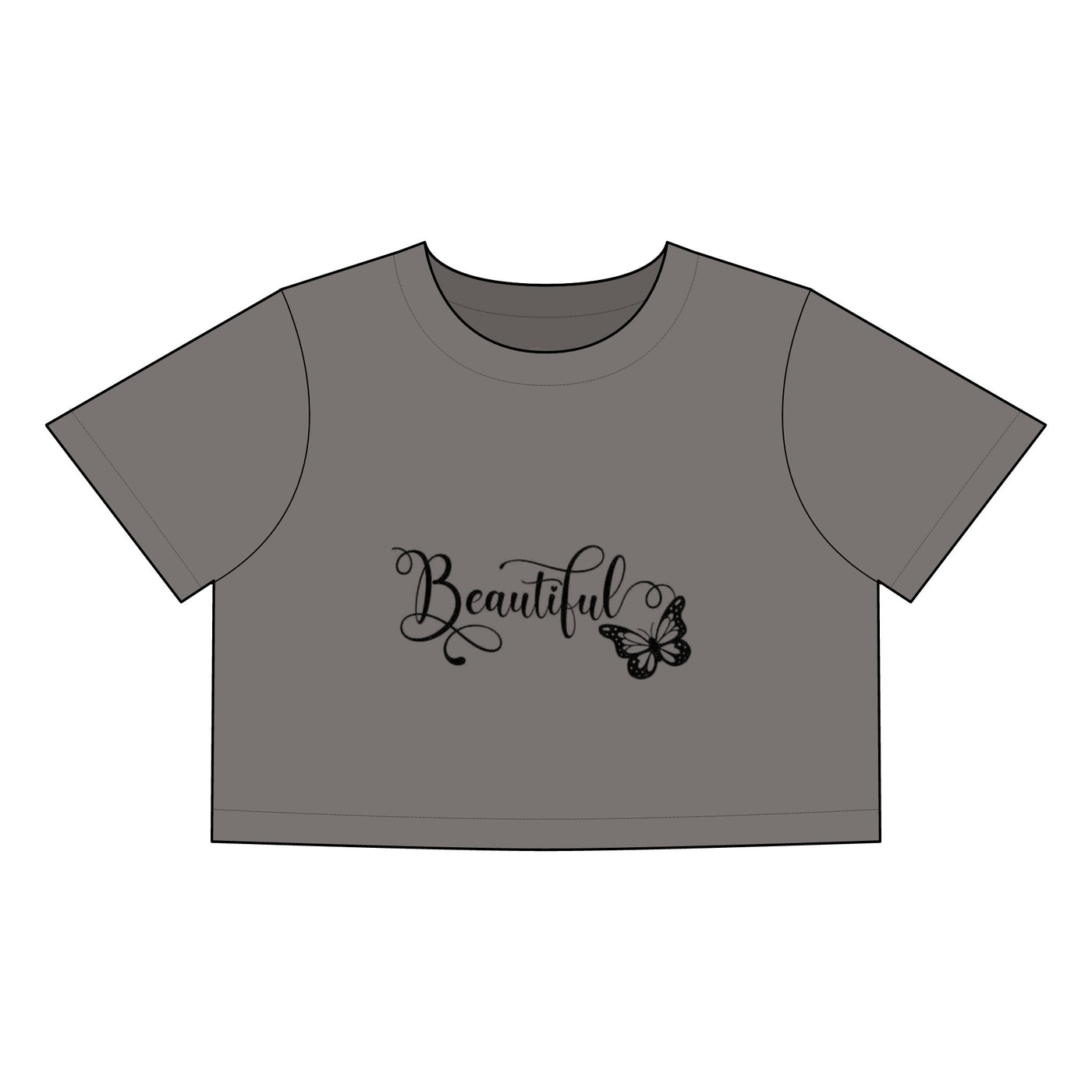 Women's Heavy Faded Crop Tee