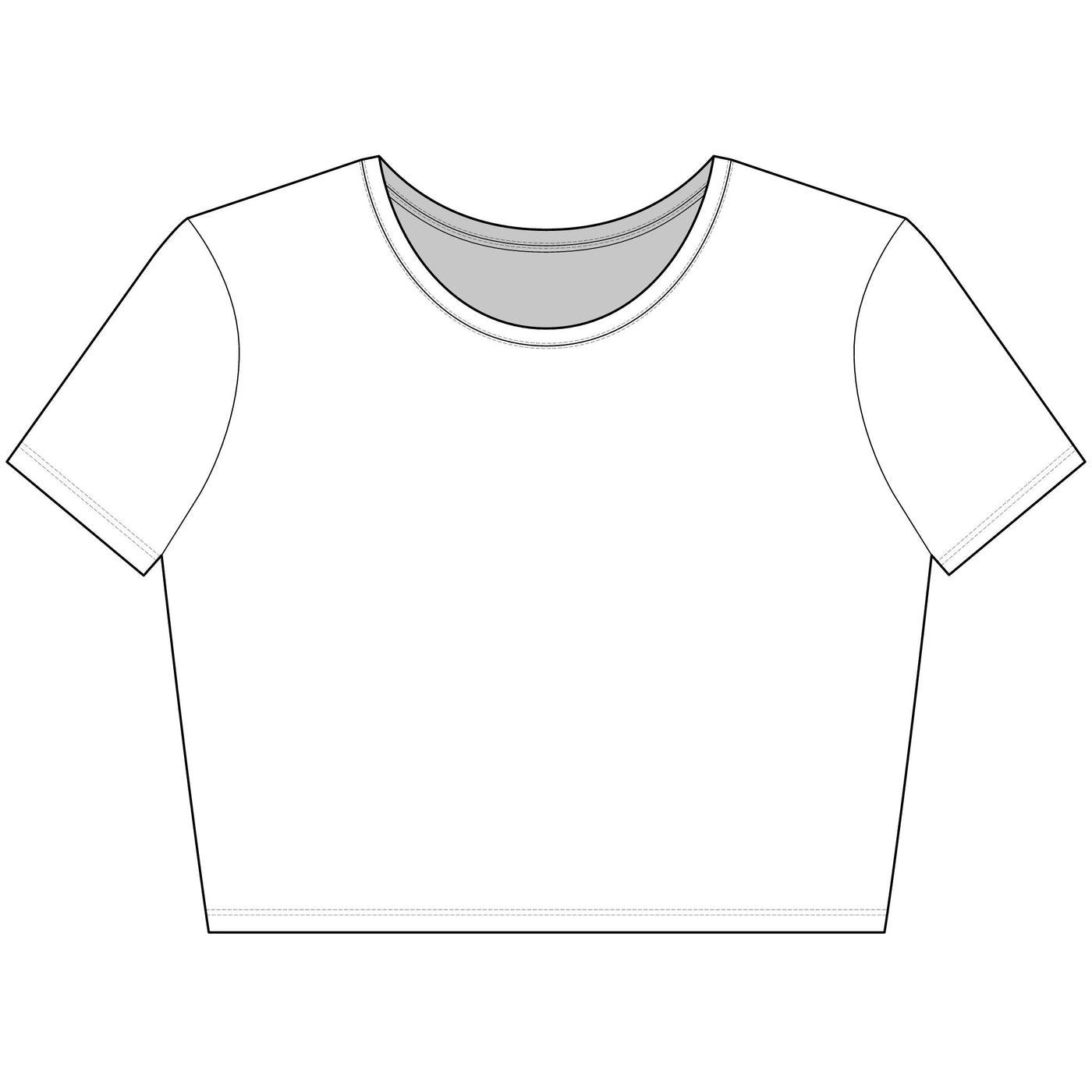 Women’s Poly-Cotton Crop Tee