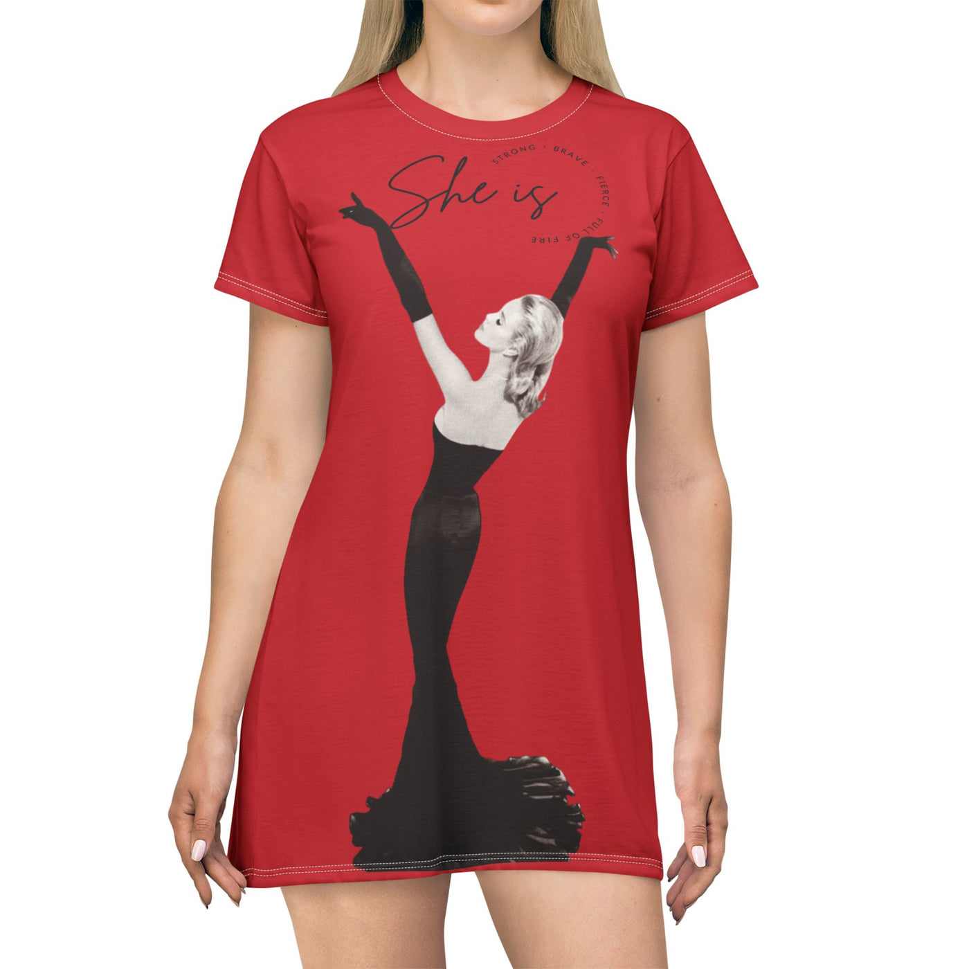T-Shirt Dress (AOP)